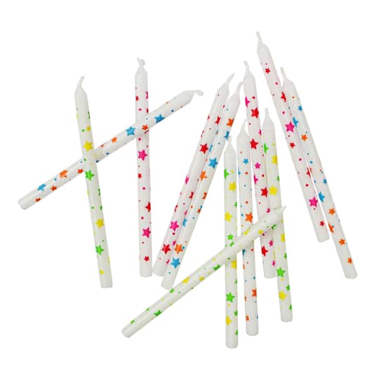 Multicolored Stars Birthday Candles by Celebrate It&#x2122;
